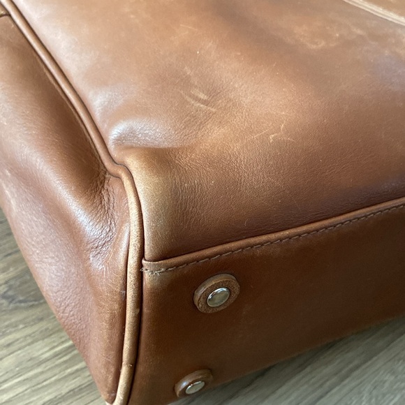 Coach Hudson Leather Briefcase Messenger Bag - Picture 8 of 15